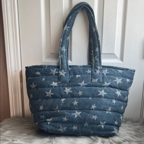 Wildfox Denim Blue Star Tote - Picture 2 of 8